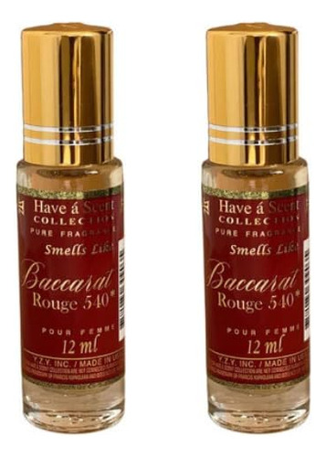 Aceite De Perfume E De B Baccarat Rouge 540 12 Ml Unisex (pa