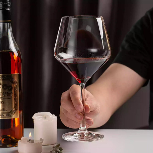 Copas De Cristal Stone Para Burgundy 680ml X6 Unidades