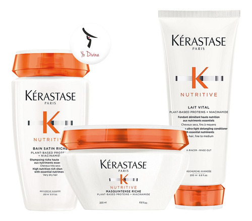 Kérastase Nutritive Bain R. + Masquintense R. + Lait Vital