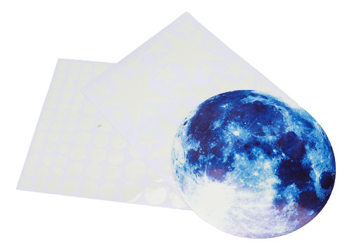 Adhesivos De Pared Luminosos Azules Que Brillan En La Oscuri