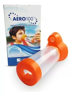 Aerocamara Espaciadora Con Valvula Aero100 Pediatrica