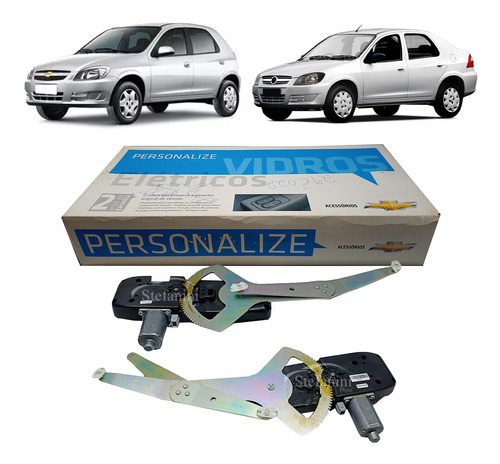 Kit Vidro Eletrico Dianteiro Celta 2007 2008 2009 Chevrolet