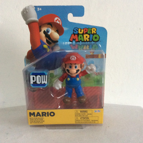 Super Mario Bros Figura Mario Con Block Power Jakks Original