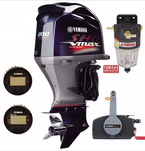 Imagen 1 de 3 de Motores Yamaha 200hp 4t V-max Sho Super High Descuentos Cont