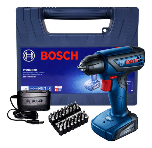 Parafusadeira Furadeira Bosch 12v Gsr1000 Smart + Bits