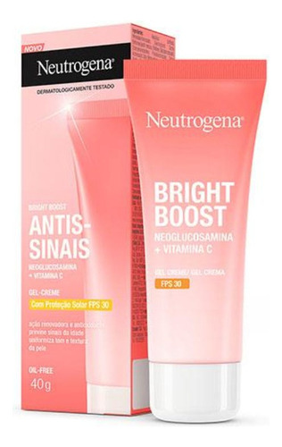 Crema Neutrogena Bright Boost Spf 30 Anti Age 40gr Neutroge