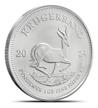 Comprar Krugerrand Moneda Plata 2022 Sudafrica 1 Onza Troy .999