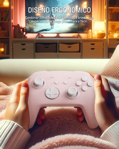 Funlab Firefly Switch Control Pro Para Nintendo Controller Color Rosa
