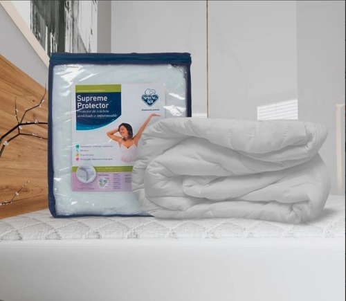 Imagen 7 de 9 de Protector Cubre Colchón Spring Air Impermeable Queen Size