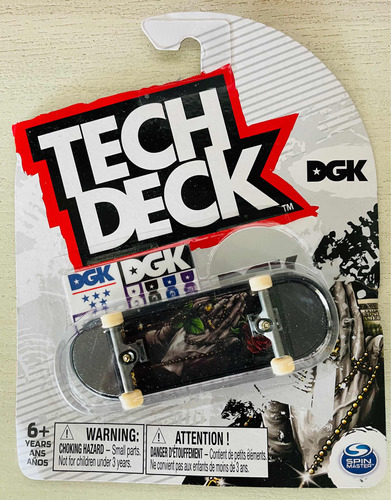 Tech Deck Dgk Ultra Rara Cambia Gráficos Patineta Dedos