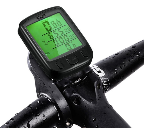 Ciclocomputador Bicicleta Controle Quilometragem E Luz