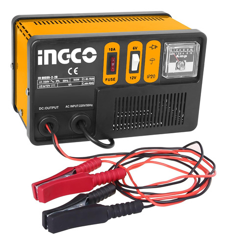 Cargador De Batería Auto Moto Ingco Portable 6/12v Cb1501