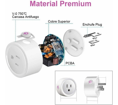 De Enchufe Inteligente Wifi Smart Plug Para Alexa Google