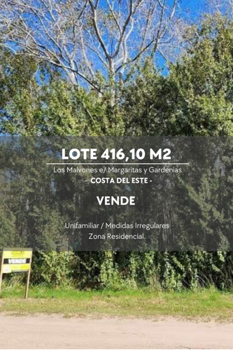 Lote De 416m2 - Costa Del Este - En Oferta!!