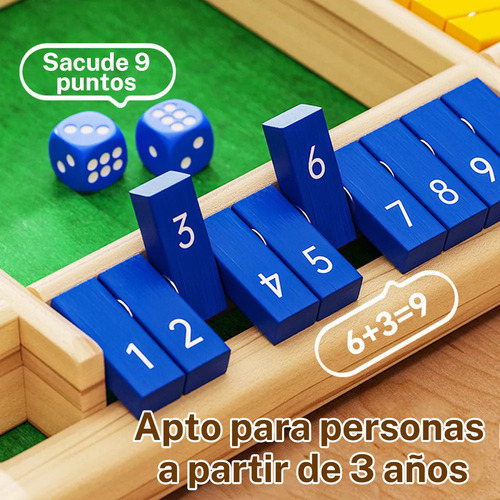 De Mesa La Juguetes Cierra 8 Con Educativos Dados Caja