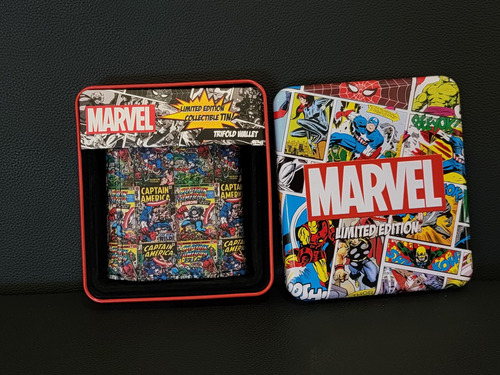 Billetera Cartera Caballero Original Marvel