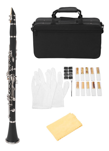 Set De Clarinete Bb Professional Rich Sound Kit Instrument