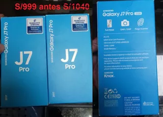 Samsung J7 Pro 32gb, 4g, Dorado Libre En Caja Con Garantia
