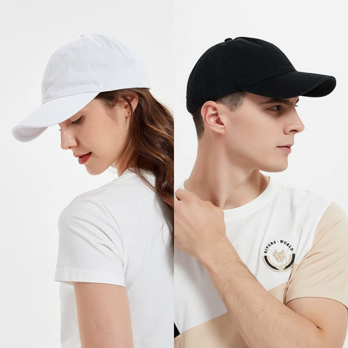 Gorra De Béisbol - Gorra Ajustable 100% Algodón Gorra