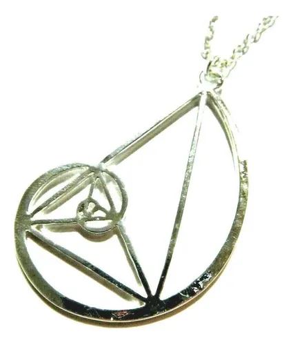 comprar Collar Con Colgante En Espiral De Fibonacci En Tono Plateado