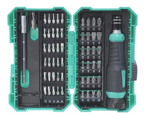 Kit Destornillador Caja 57 Piezas Proskit Sd-9857m Estuche