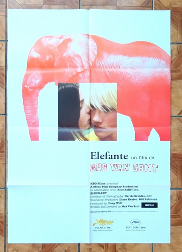 Poster Pelicula Cine Elefante Gus Van Sant Original