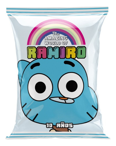 Bolsas Golosineras El Increíble Mundo De Gumball  X10