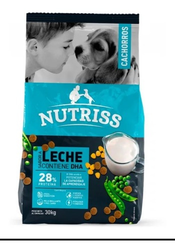 Nutriss Cachorro Leche 30 Kilos - Kg A $4200