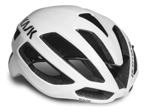 Casco Para Ciclismo De Ruta Kask Protone Icon Color Blanco Brillante Talla S