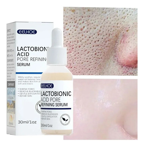 Sérum Facial Con Ácido Lactobiónico Que Reduce Los Poros Con