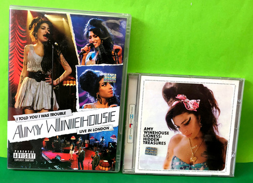 Pack Amy Winehouse Dvd  Live  + Cd  Lioness  Usad Como Nuevo