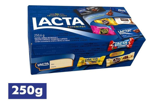 Caixa De Bombons Sortidos Favoritos Lacta De 250,6g Páscoa