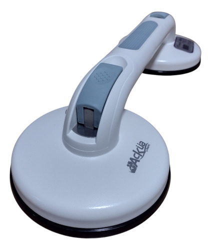 Agarradera De Succion Para Baño De Doble Ventosa Uso Rudo Color Blanco