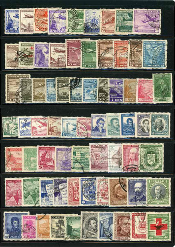 331 Sellos De Chile, De Colección, Usados Postalmente.