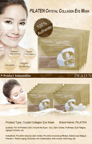 Imagen 4 de 5 de Pilaten Colageno Ojos Original 25 Pz Distribuidor Autorizado
