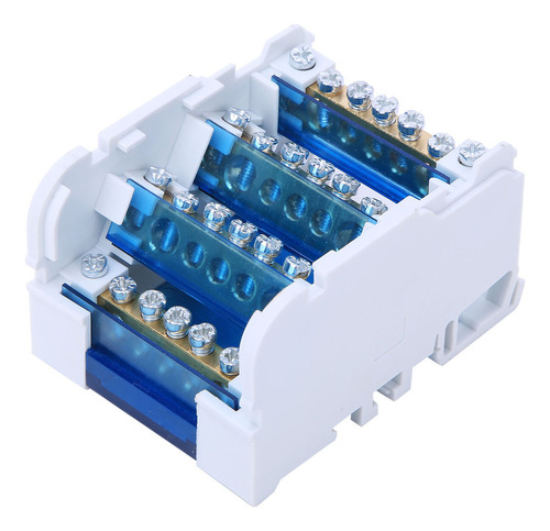 Caja De Distribución De Terminales 407, Riel Din, 4 Niveles,