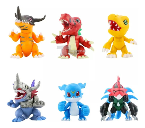 Set Colección Figuras Digimon , Agumon Gatomon  Envío Gratis