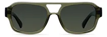 Comprar Lentes De Sol Meller - Shipo Stone Olive Color de la lente Verde oscuro Color de la varilla Gris oscuro Color del armazón Gris oscuro