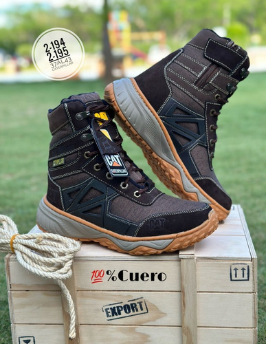 Botas Caterpillar De Cuero 