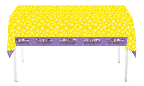 Mantel Plastico De Margarita La Serie Color Amarillo
