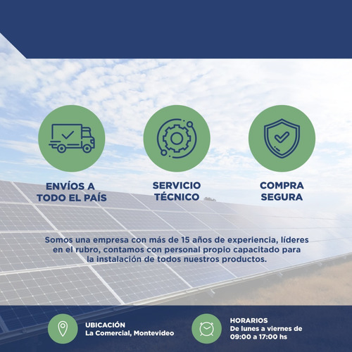 Imagen 6 de 6 de Panel Solar Fotovoltaico Monocristalino 400w