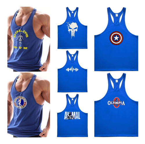 Camisillas Esqueletos Entrenar Gym Hombre Gimnasio