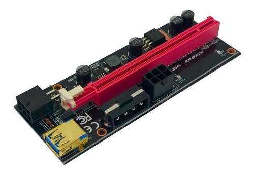 Imagen 7 de 8 de Riser Ver 009s Pcie 6pin 16x Btc Mineria Express Usb