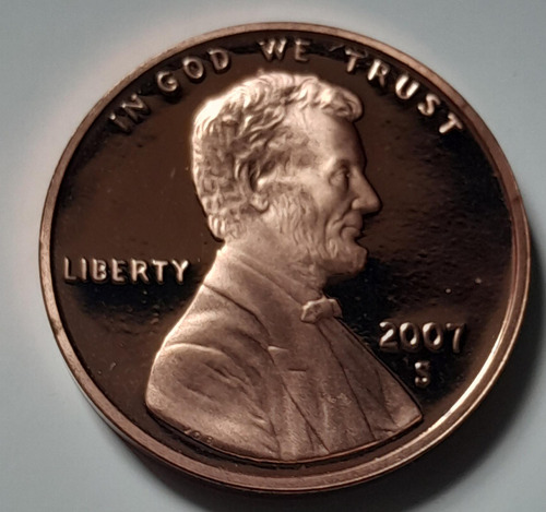 Moeda Usa One Cent Dólar Linconl Penny 2007s Original