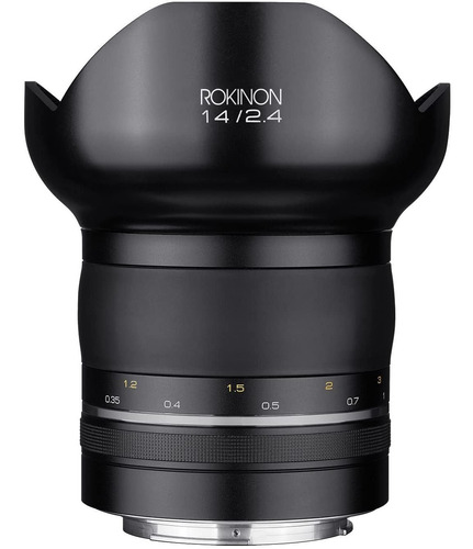 Lente Rokinon 14 Mm F2.4 Para Canon Ef, Ultra Gran Angular