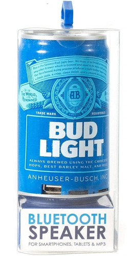 Parlante Bluetooth Con Forma Y Diseño De Cerveza Bud Light
