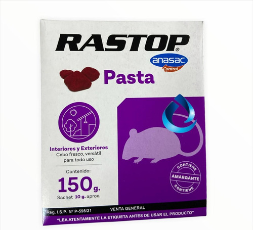 Cebo En Pasta Rastop Para Ratones 150gr - Anasac