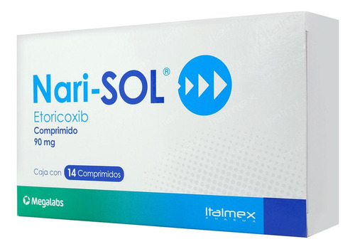 Nari-sol 90mg 14 Comprimidos 90mg Caja Con 14 Comprimidos