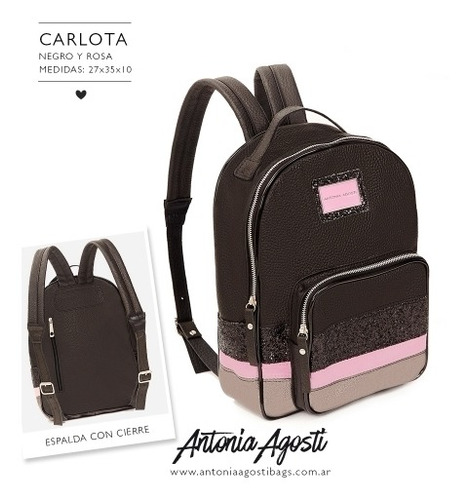 Mochila Carlota Antonia Agosti - Son Guapas