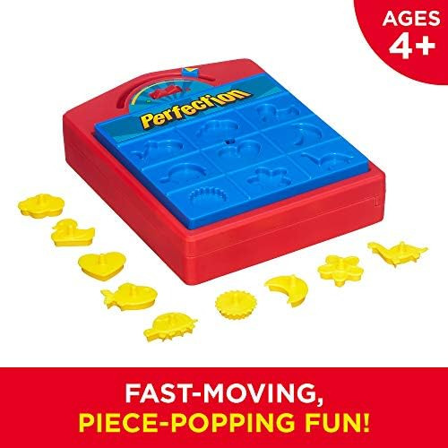 Jogo Hasbro Gaming Perfection Estourando Formas E Peças Para